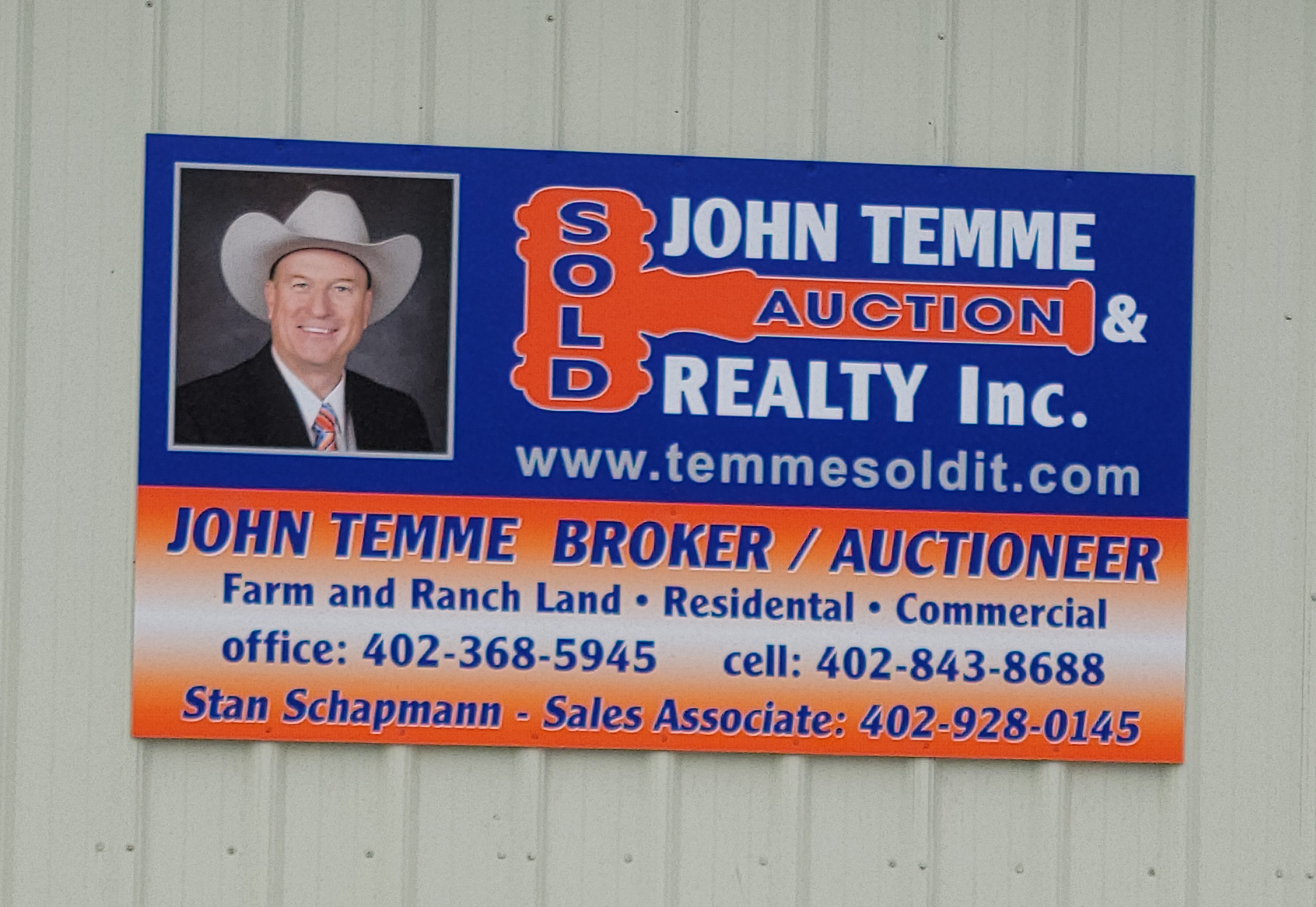 John Temme Auction & Real Estate - Stan Schapmann Norfolk, NE business featured photo