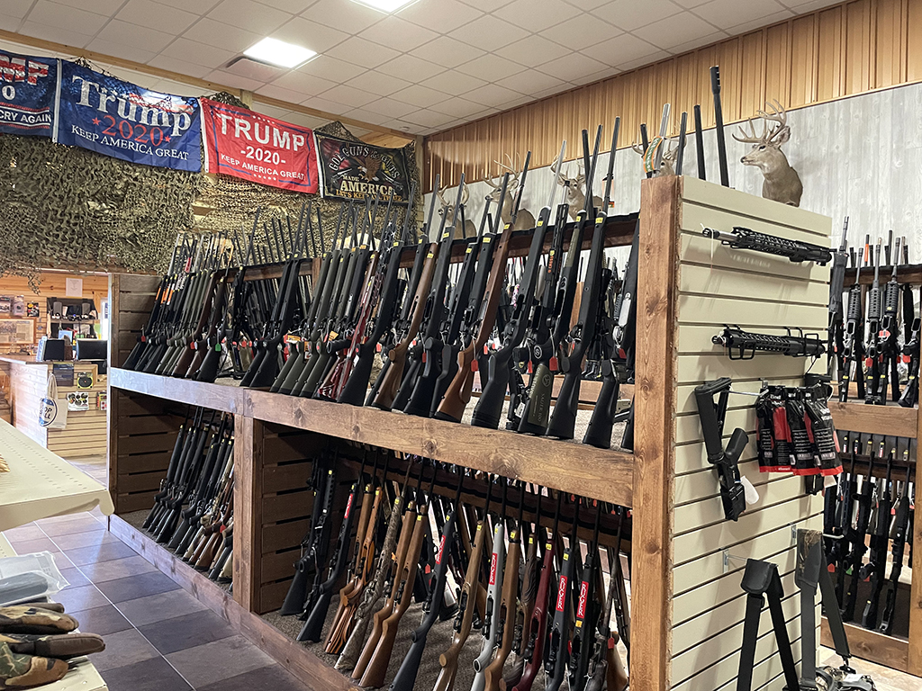 Sanne Guns & Ammo Shelves with Inventory